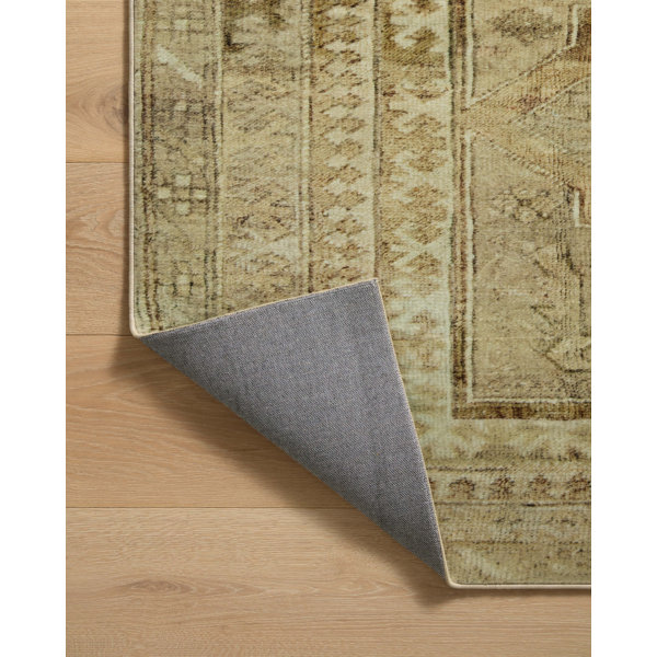 Magnolia Home By Joanna Gaines X Loloi Sinclair Machine Washable Khaki